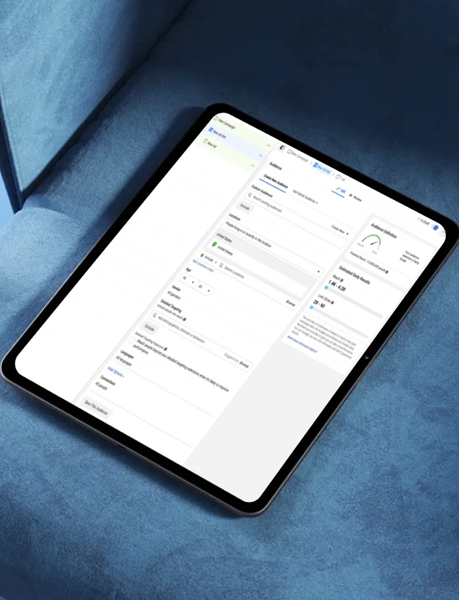 Automation dashboard for a US performance marketing agency